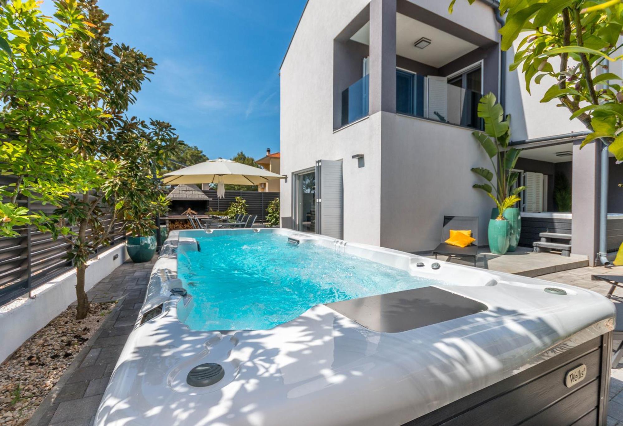 Апартаменти House With Pool Ledenko Біоград-на-Мору Екстер'єр фото