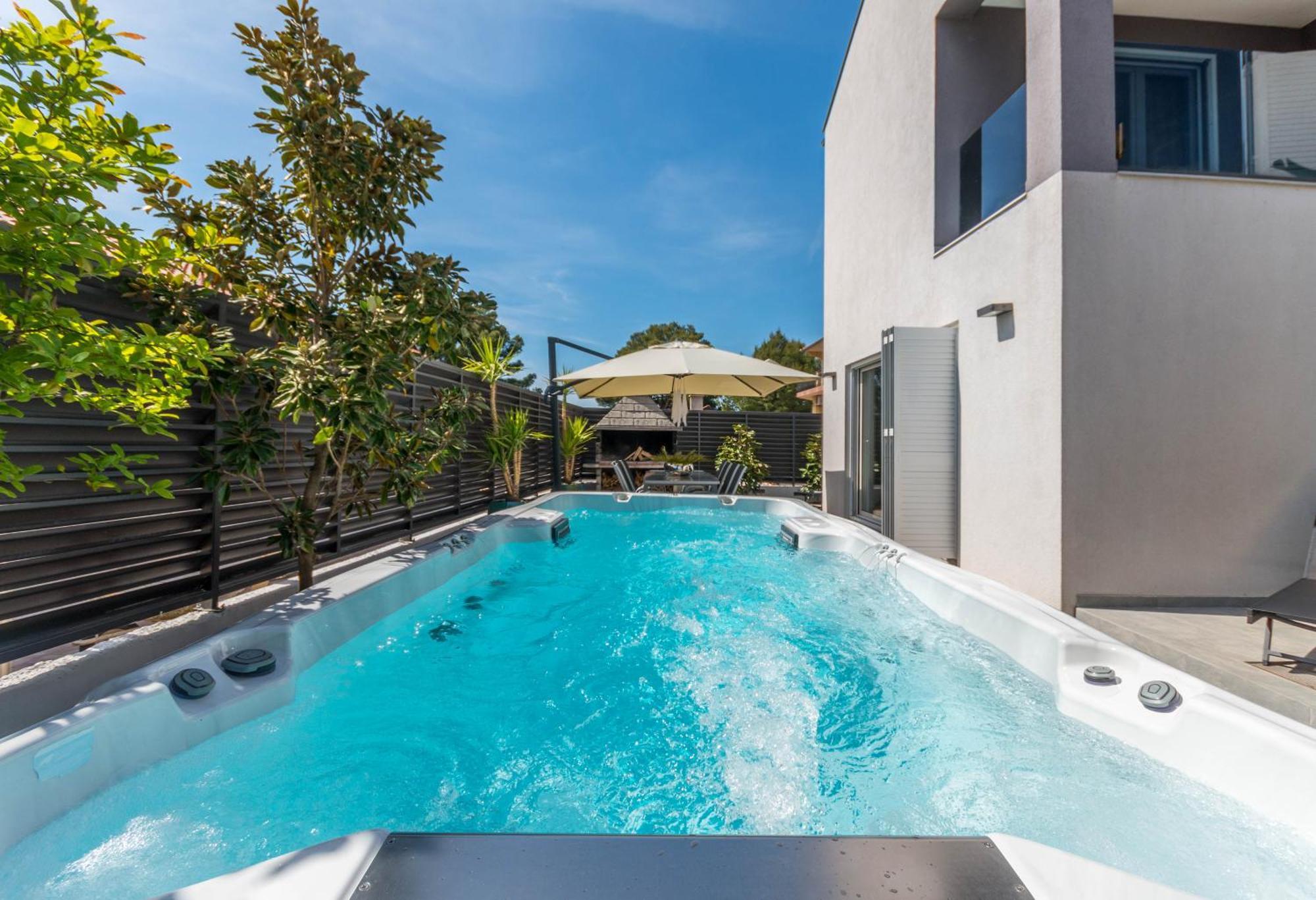 Апартаменти House With Pool Ledenko Біоград-на-Мору Екстер'єр фото